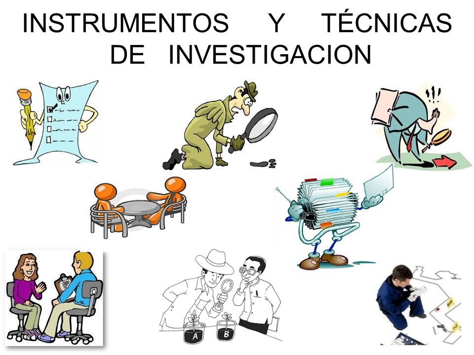 TÉCNICAS E INSTRUMENTOS DE INVESTIGACIÓN