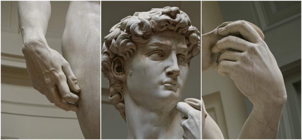 Questi particolari sono stati “ingranditi” di proposito da Michelangelo: in questo modo tutti avrebbero potuto ammirare quest