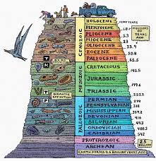 Earth Time Line With Depth