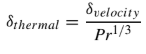 Thermal BL eq