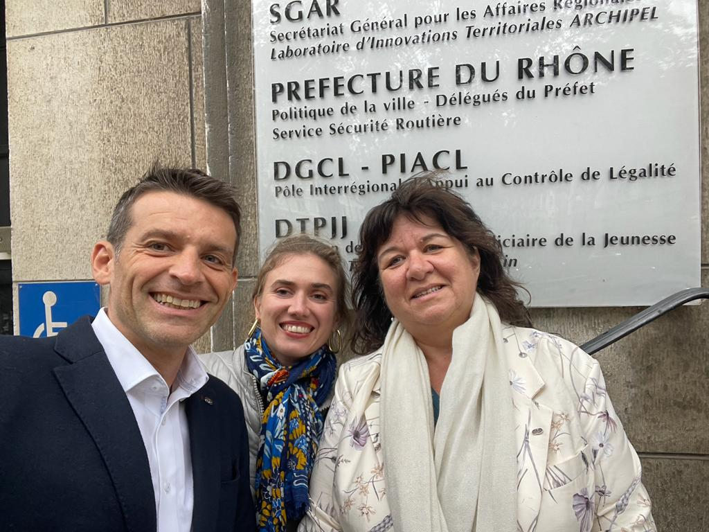 25/10 RDV CESER Préfecture  - presentation de Sylvie et lobbying second siège