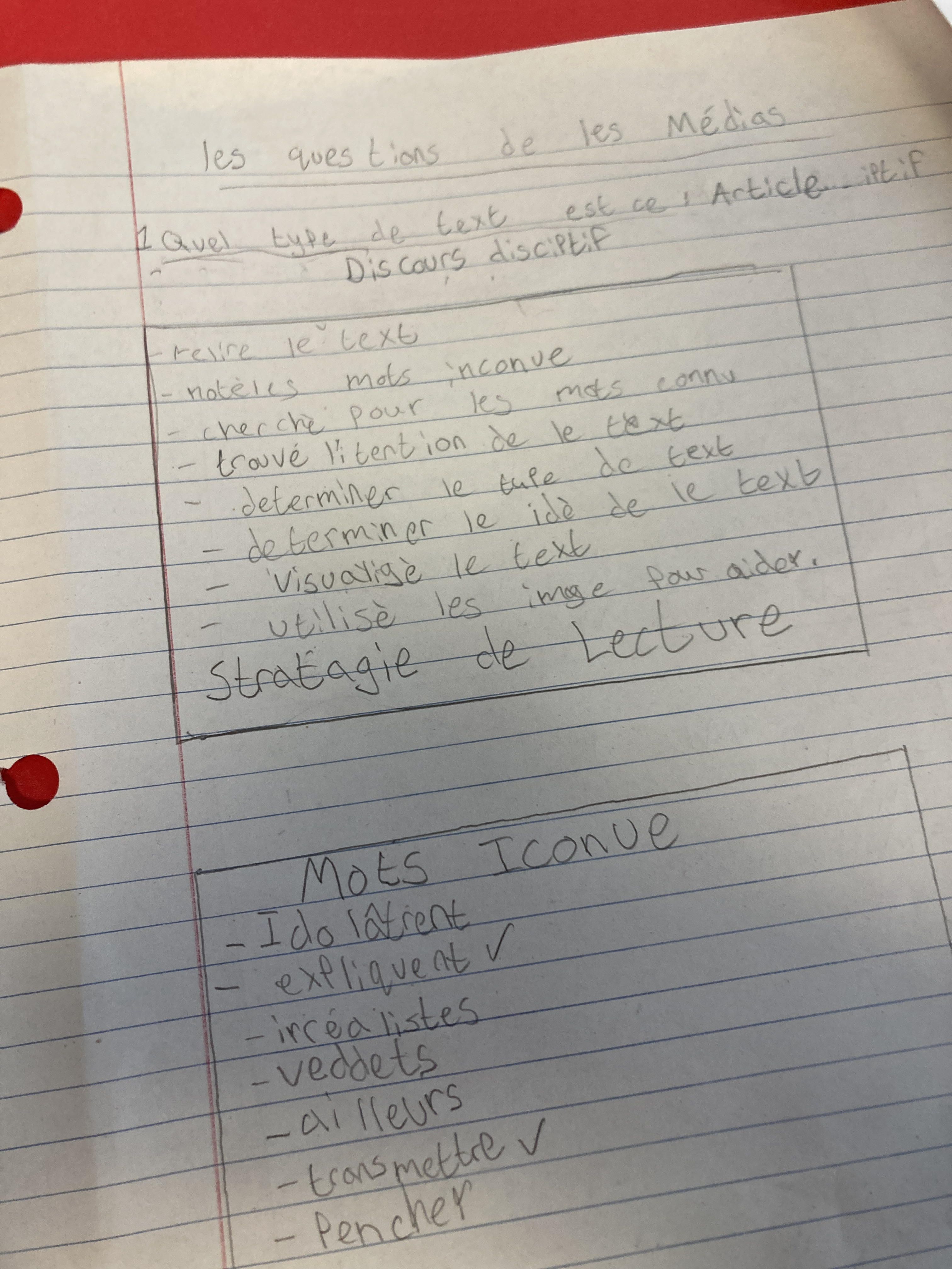 text de le media