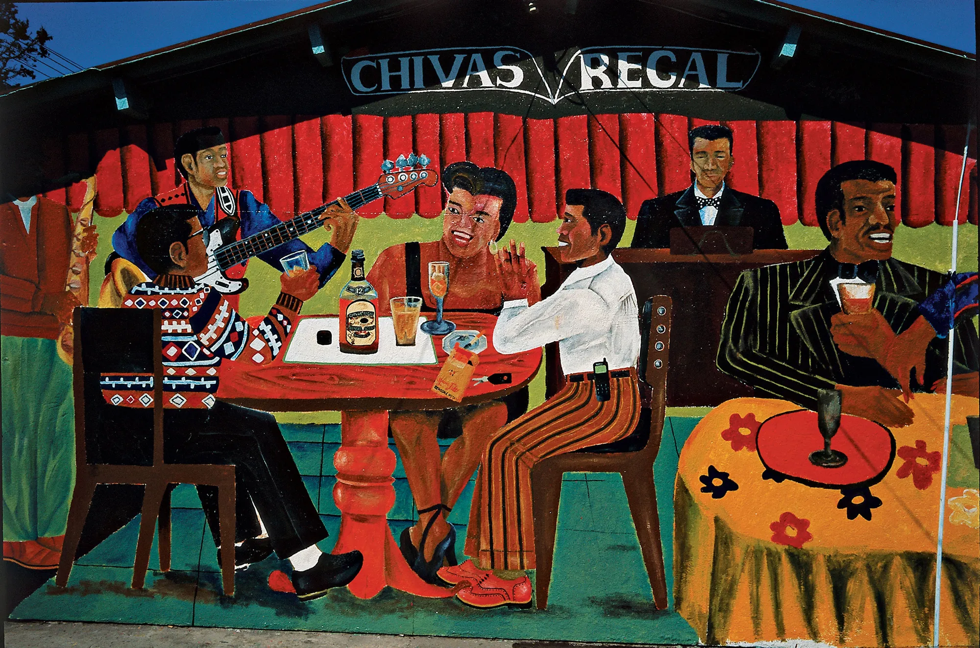 "my step-papa is dead drunk at the neighborhood
shebeen" (Stratton 3)