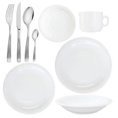Platos y cubiertos personales