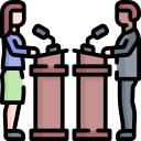 Participa activamente en DEBATES propuestos con argumentos fundamentados.