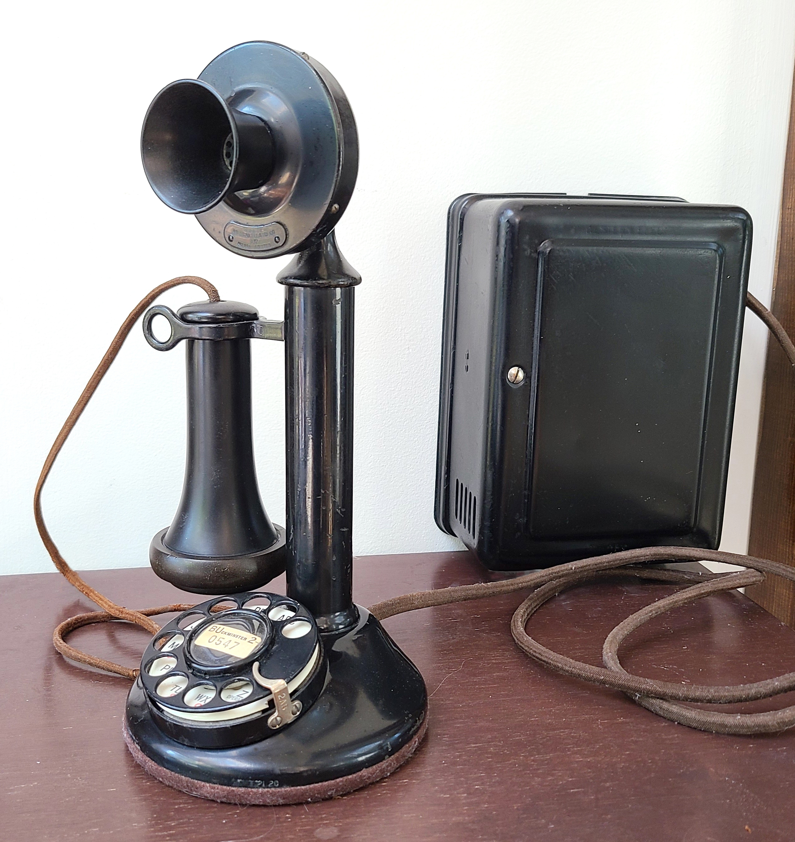 Now in Canada, there was an expansion of telephone lines so now 25% of homes has telephones. The photo here shows an 1920 can
