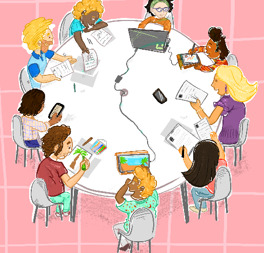 they participate in training courses to face risky situations such as bullying, gender unequality and discrimination