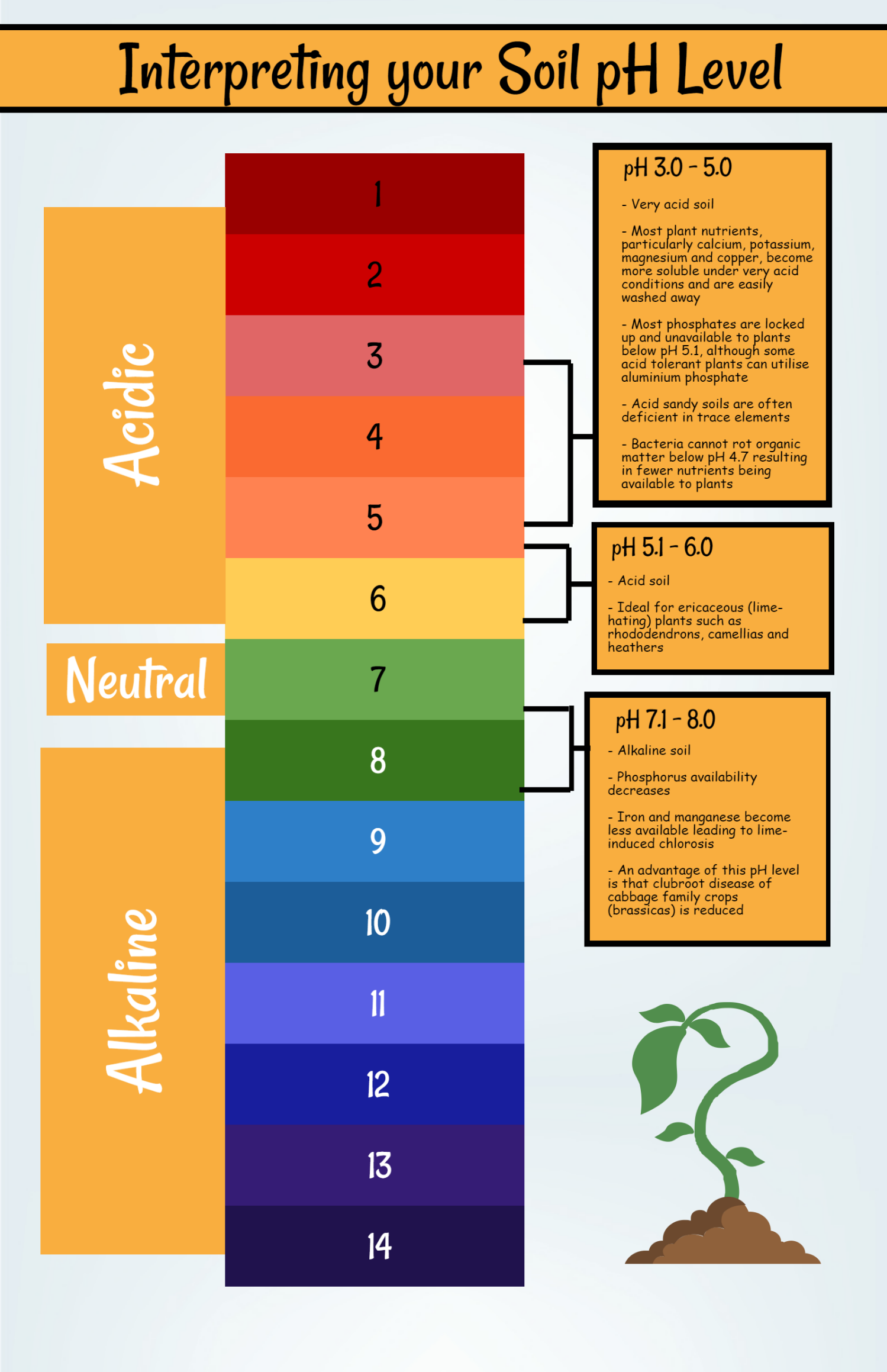 When plants take nutrients from the soil into their roots they are affected by the pH content of the surrounding soil particl
