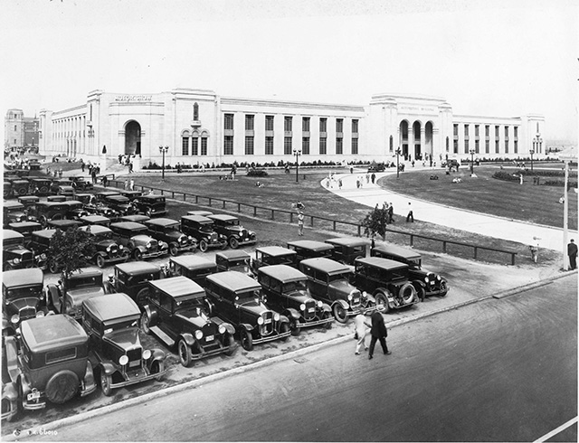 There was a high demand for gas,oil,metal and paint due to cars which had increased the economy. The photo here shows the inf
