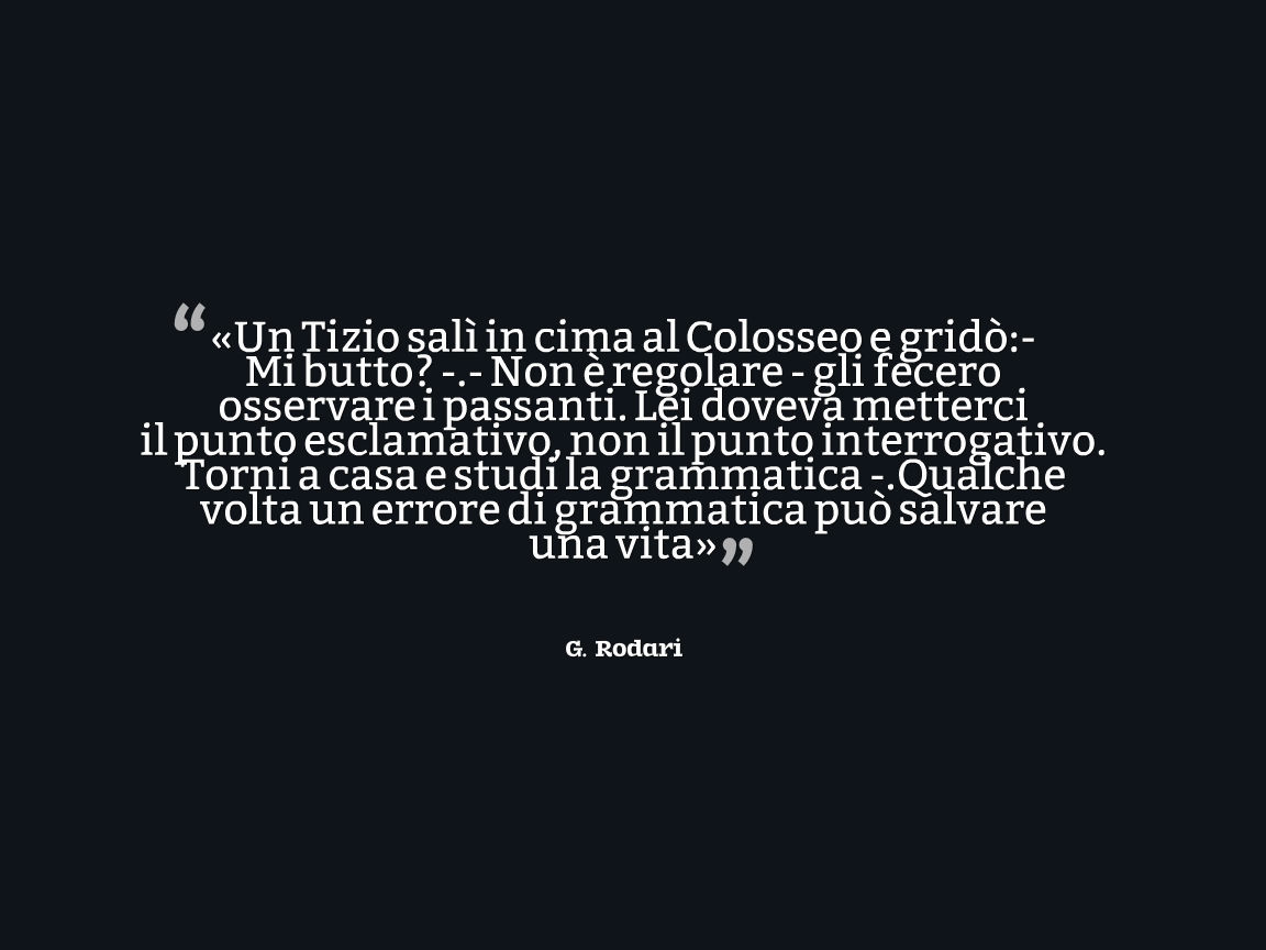 A COSA SERVE ??