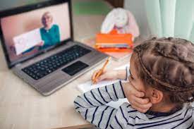 We had to do online school, and it sucked because to me, it was harder to learn in online school because u can easily get dis