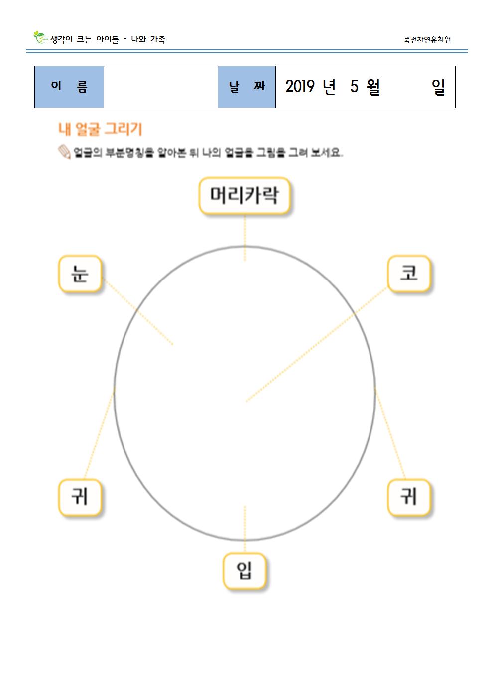 내 얼굴 그리기