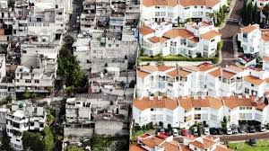 Zonas con población de diferentes niveles económicos
