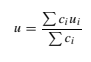 Mass average velocty
