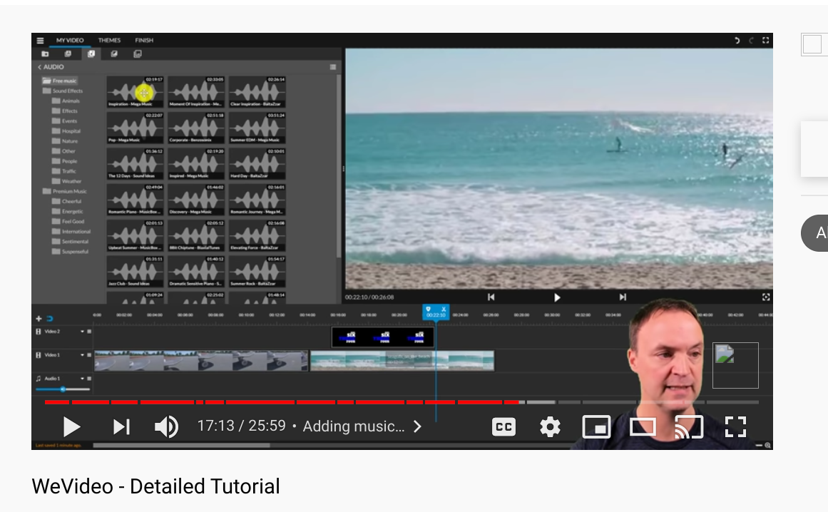 This is a screenshot of what your screen will look like when your browsing for sounds affects.