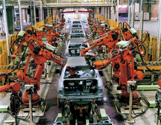 Very apparent to automobiles industries