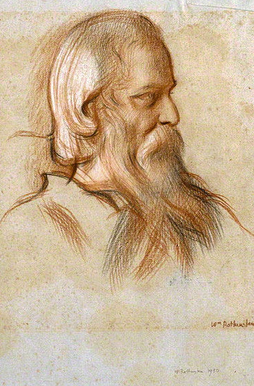 R Tagore (1930) 
by William Rothenstein