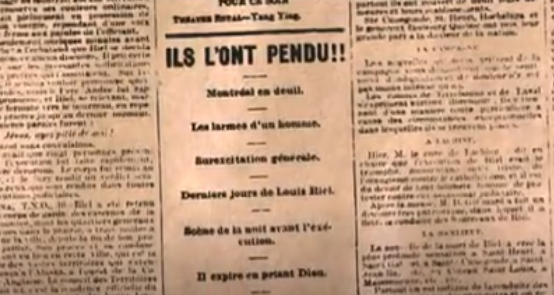 Riel's Execution