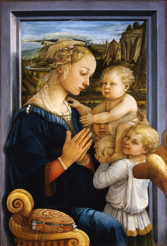 MADONNA COL BAMBINO O LIPPINA