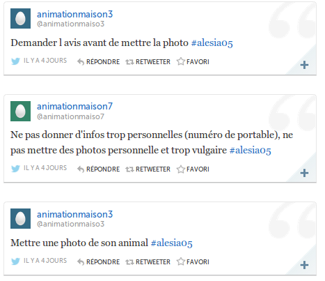 Ce que vous avez dit