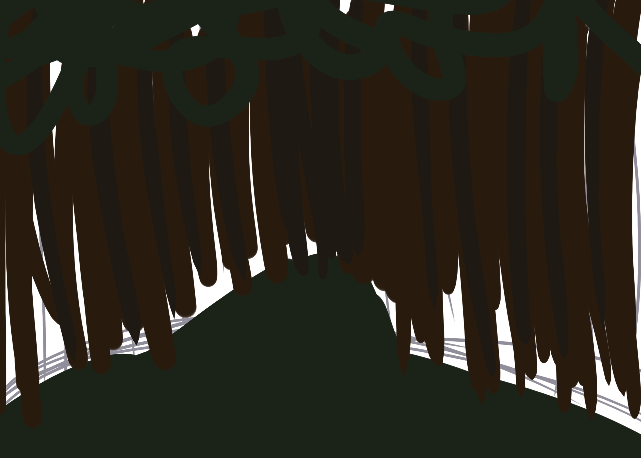 Entrance to the woods