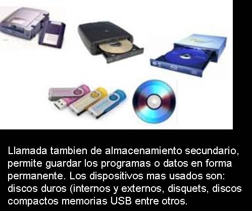 MEMORIA SECUNDARIA