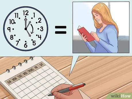 Estudio según horarios personales.