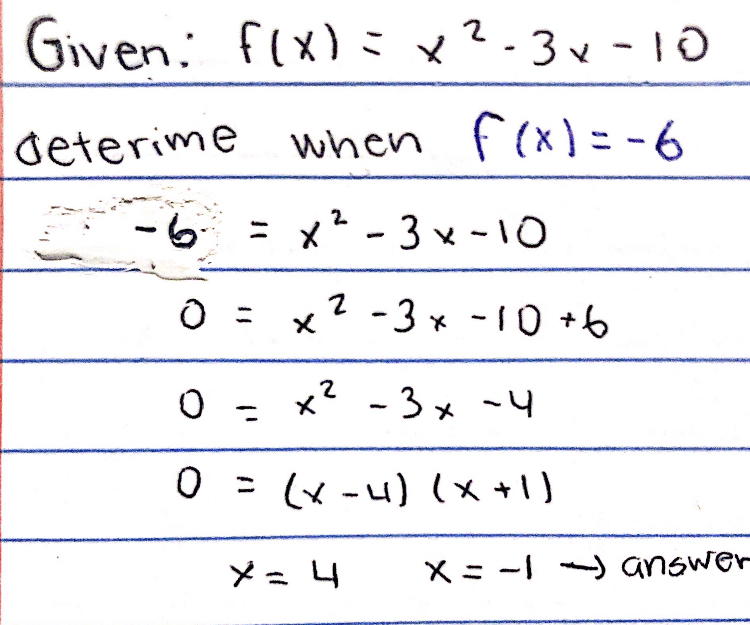 solve for x