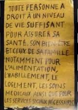 Les droits de l'homme s'affichent à l'école