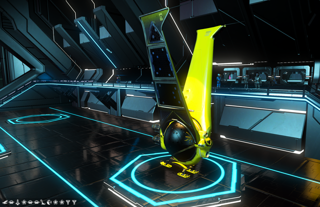 yellow ship