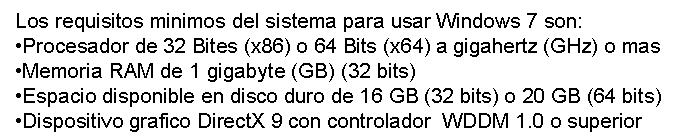 REQUISITOS DEL SISTEMA