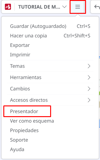 9. Convertir el mapa en presentación