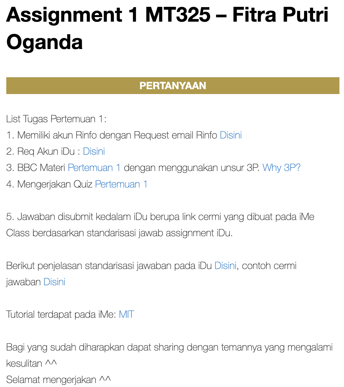 ASSIGNMENT 1