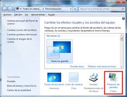 CAMBIAR PROTECTOR DE PANTALLA