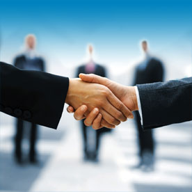 A partnership is a business owned by several people working as partners. They both contribute their assets and work to the bu