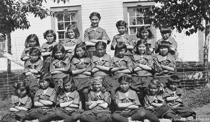 First Nation students and immigrants were required to go to separate school rather than public ones