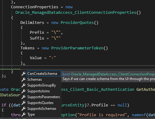 Takes into account all properties possible