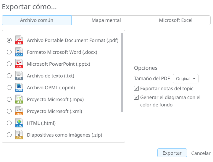 Archivos generales