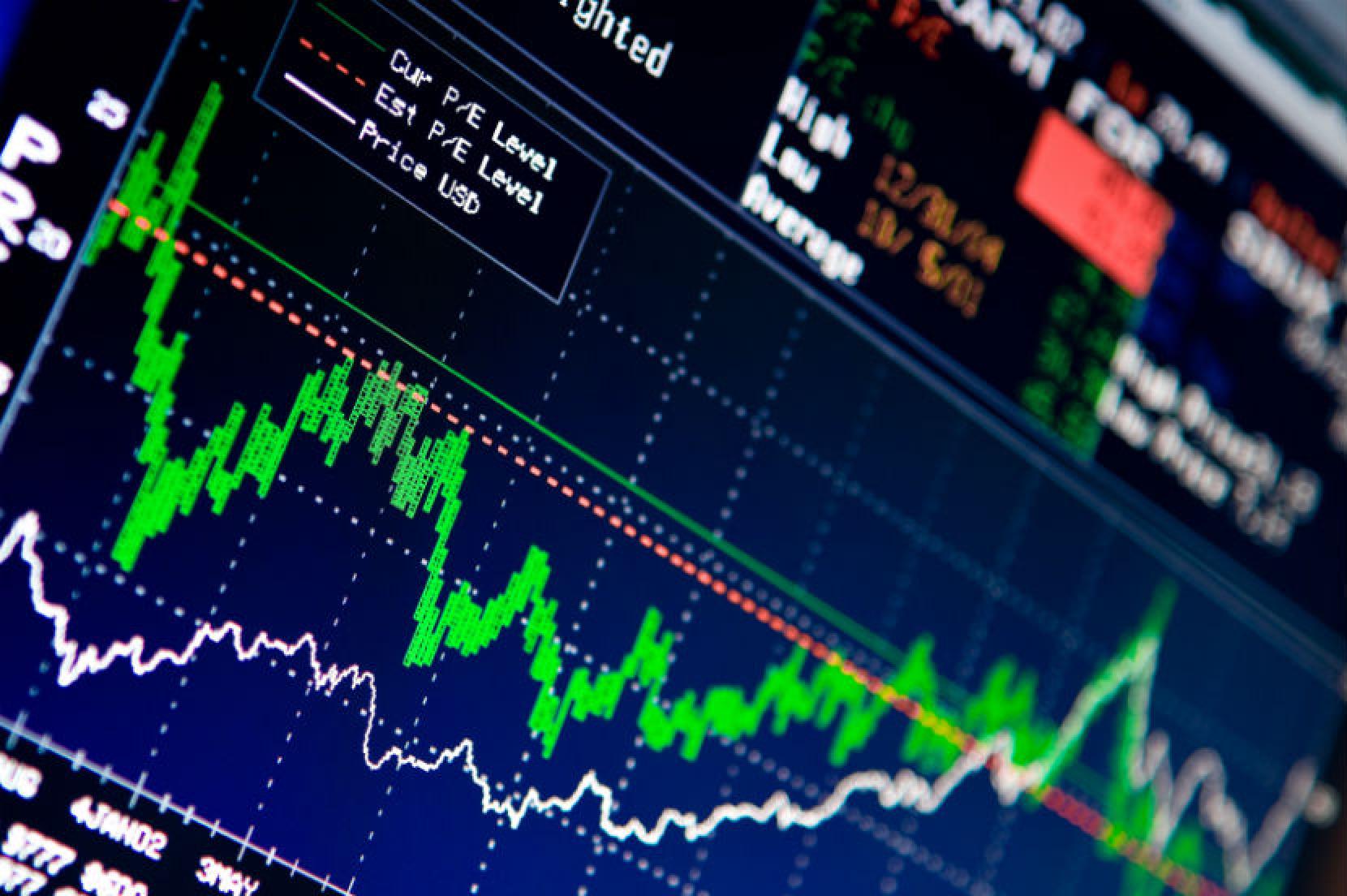this is a picture of the financial market of a company fluctuating due to its increase in competition
