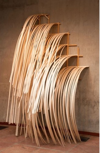 Truman Lowe, Waterfall VIII, 2011, Pine