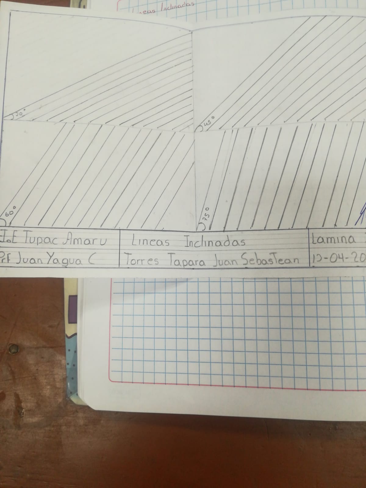 Lamina 3: Lineas Inclinadas