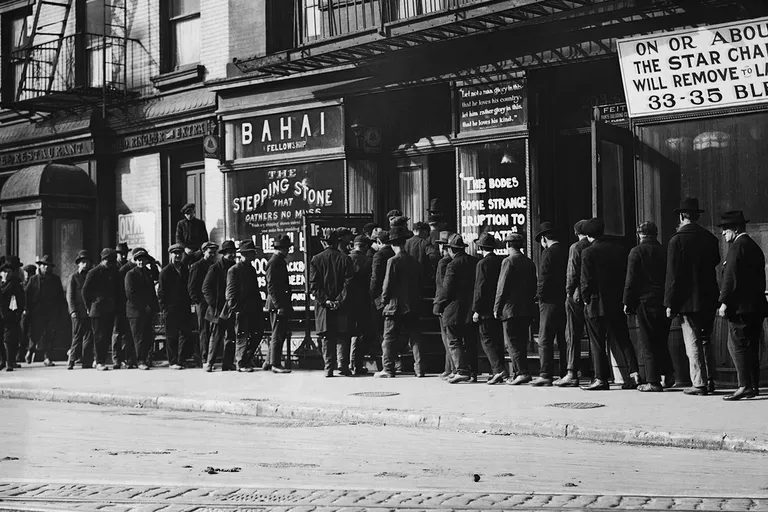Unemployment was a huge factor to the poverty. Men who were unemployed felt like a liability to their family.