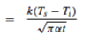 Surface Heat Flux eq, q"