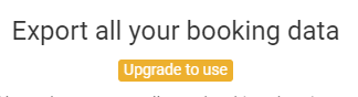 when clicking on the export button