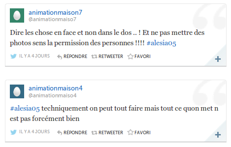 Ce que vous avez dit