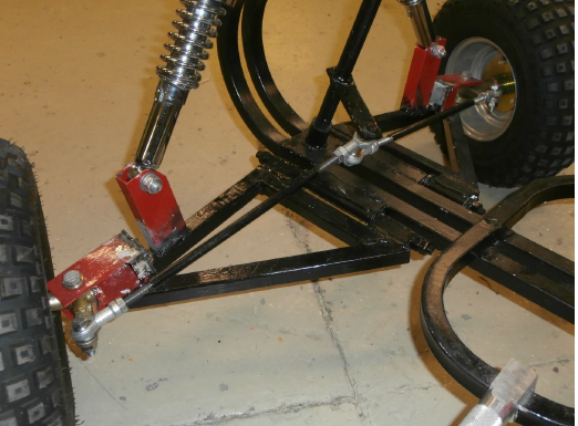 Assembly steering rod