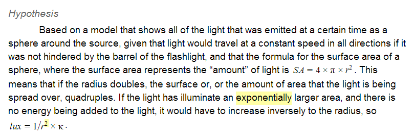 I didn't ask for it, but I guess I would have preferred more explanation in the hypothesis. In this example the reasoning for