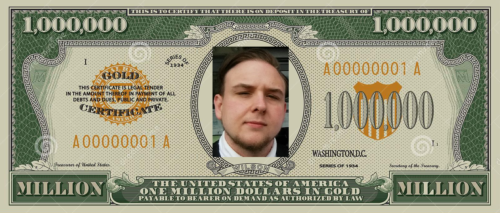 Oppgave:
Invester 1.000.000HD