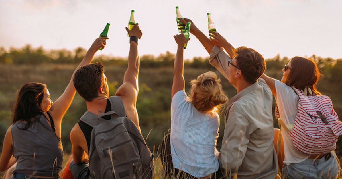 Hanging out with friends