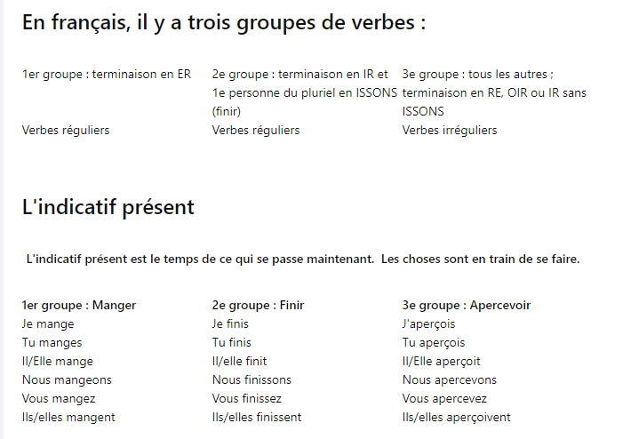 Tableau 3 groupes